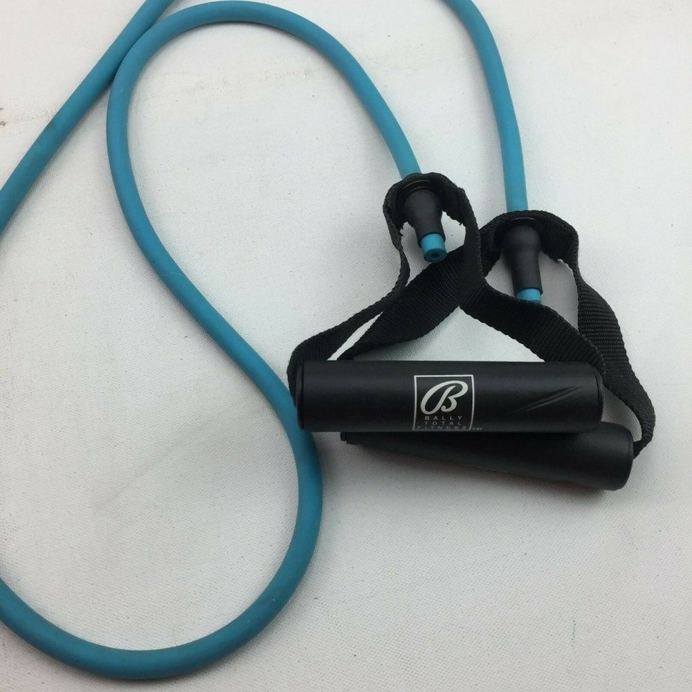 Bally Total Fitness Resistance Bands Handles Fitness Sculpting Stretch Exercise
